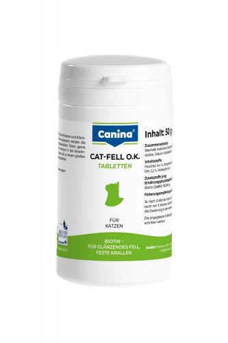 Cat-Fell O.K.: Szőrvitamin biotinnal (100 tabletta)