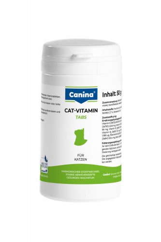 Cat Vitamin: Vitaminkomplex cicáknak, sörélesztővel (100 tabletta)