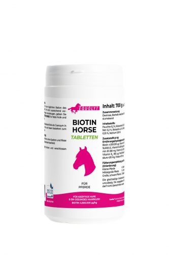 EQUOLYT Biotin Horse: Erős paták, fényes, egészséges szőrzet (210 tabletta)