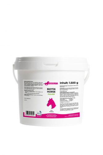 EQUOLYT Biotin Horse: Erős paták, fényes, egészséges szőrzet (1500g por)