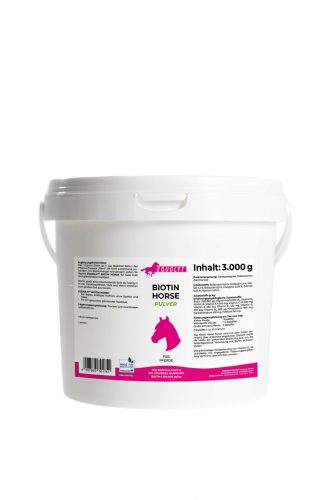 EQUOLYT Biotin Horse: Erős paták, fényes, egészséges szőrzet (3000g por)