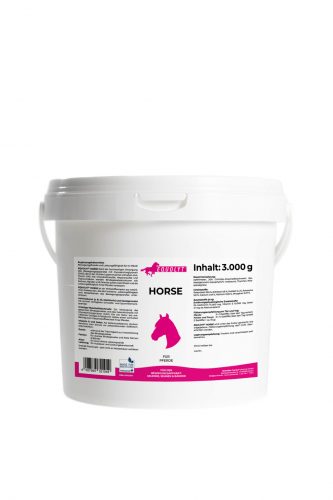 EQUOLYT Horse: Komplex teljesítménytámogató formula aminosavakkal, zöldkagylóval, tengeri algával, E-vitaminnal és szelénnel 3000g