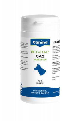 Petvital GAG: A kötőszövetek, ízületek, szalagok, ínak, porcok és csontok támogatására (90 tabletta)